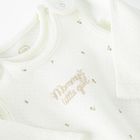 Cool Club, Komplet dziewczęcy, Body z długim rękawem, Śpiochy, biały