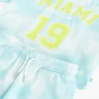 Cool Club, Komplet dziewczęcy, T-shirt, crop top, Szorty, niebieski