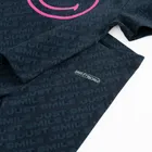 Cool Club, Komplet dziewczęcy, T-shirt, Legginsy, kolarki, prążkowany, czarny, SmileyWorld