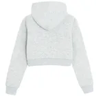 Cool Club, Krótka bluza dziewczęca z kapturem, rozpinana, szara