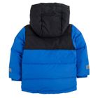 Cool Club, Kurtka chłopięca z kapturem, puchowa, niebieska