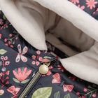 Cool Club, Kurtka dziewczęca z kapturem, grafitowa, puchowe wypełnienie