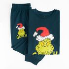 Cool Club, Piżama chłopięca, granatowa, Grinch