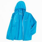 Cool Club, Przeciwdeszczowa kurtka chłopięca z kapturem, składana do kieszeni, niebieska