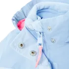 Cool Club, Przeciwdeszczowa kurtka dziewczęca z kapturem, 3w1, Bluza polarowa, rozpinana, niebieska