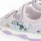 Cool Club, Sandały dziewczęce, fioletowe, świecąca podeszwa, skórzana wkładka, Lilo i Stitch