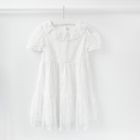 Cool Club, Sukienka dziewczęca z krótkim rękawem, biała