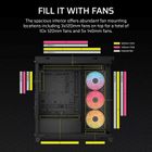 Corsair, obudowa, FRAME 4500X LX-R RGB, Black, Mid Tower ATX