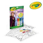 Crayola, Kraina Lodu, kolorowanka z łamigłówkami i flamastrami