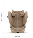 Cybex, Solution G2 Plus, fotelik samochodowy, Stone Grey, 100-150 cm