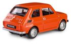 Daffi, Kolekcja Polskiej Motoryzacji, Fiat 126p, Czterdziestolatek, pojazd, model metalowy, czerwony, 1:43