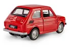 Daffi, Kolekcja Polskiej Motoryzacji, Fiat 126p, pojazd, model metalowy, czerwony, 1:43