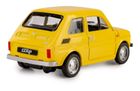 Daffi, Kolekcja Polskiej Motoryzacji, Fiat 126p, pojazd, model metalowy, żółty, 1:43