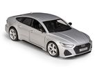 Daffi, MSZ, Audi RS 7 Sportback, pojazd, model metalowy, srebrny, 1:35