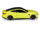 Daffi, MSZ, BMW M4, pojazd, model metalowy, żółty, 1:32