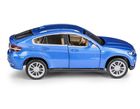 Daffi, MSZ, BMW X6, pojazd, model metalowy, niebieski, 1:32