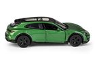 Daffi, MSZ, Porsche Taycan Turbo S Cross Turismo, pojazd, model metalowy, zielony, 1:36