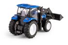 Daffi, New Holland, traktor z łopatą, pojazd rolniczy, model metalowy