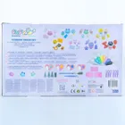 Decoden, tęczowy zestaw z kremową masą 3D do dekoracji, zestaw kreatywny