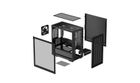 Deepcool, obudowa komputerowa, CH370 czarna (R-CH370-BKNAM1-G-1)