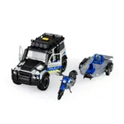 Dumel, Flota Miejska, Pojazdy policyjne, suv z motocyklem na lawecie