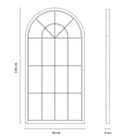 Edaxo, Arcus, lustro dekoracyjne, wiszące, duże, 110-56 cm