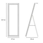 Edaxo, Havlys, lustro stojące, 127-37 cm