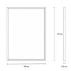 Edaxo, Vinkiel, lustro dekoracyjne, wiszące, 70-50 cm