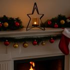 Edelman, świecznik metalowy, gwiazda, 31,5 cm