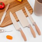 Elitehoff, zestaw noży kuchennych ze stojakiem