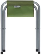 Enero Camp, stolik turystyczny, składany, kempingowy, 120-60-70/62/55 cm + krzesła, zielone, 4 szt.