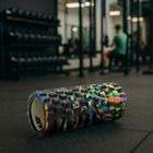 Enero Fit, wałek roller do ćwiczeń, camouflage, 14-33 cm