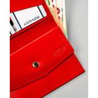 Etui na dokumenty, czerwone, skórzane, 4U Cavaldi