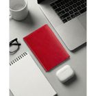 Etui na karty, czerwone, skóra ekologiczna, 4U Cavaldi