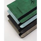 Etui na paszport, szare, skóra ekologiczna, Peterson