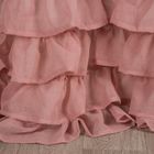 Eurofirany, firana gotowa, Dolly, na taśmie, 140-250 cm, różowy