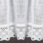 Eurofirany, firana zaciemniająca gotowa, Lisa, 60-150 cm, biały