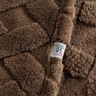 Eurofirany, koc d91, Caro, 170-210 cm, ciemnobrązowy