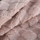 Eurofirany, koc d91, Nancy, 200-220 cm, pudrowy