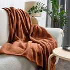 Eurofirany, koc, Tedy, 150-200 cm, ceglasty