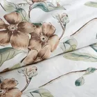 Eurofirany, komplet pościeli bawełnianej, Nikola, 160-200 cm, biały