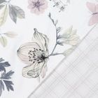 Eurofirany, komplet pościeli satynowej, Spring, 160-200 cm, biały