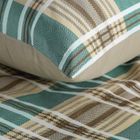 Eurofirany, komplet pościeli satynowej, Spring, 220-200 cm, jasnobrązowy