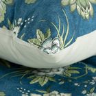 Eurofirany, komplet pościeli satynowej, Spring, 220-200 cm, niebieski