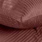 Eurofirany, komplet pościeli satynowej, Vera, 140-200 cm, burgundowy