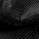 Eurofirany, komplet pościeli satynowej, Vera, 140-200 cm, czarny