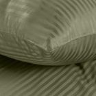 Eurofirany, komplet pościeli satynowej, Vera, 140-200 cm, oliwkowy