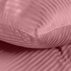 Eurofirany, komplet pościeli satynowej, Vera, 160-200 cm, pudrowy róż