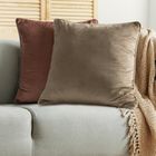 Eurofirany, poszewka Gaja, 45-45 cm, oliwkowy