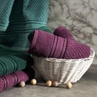 Eurofirany, ręcznik Davos, 70-140 cm, granatowy